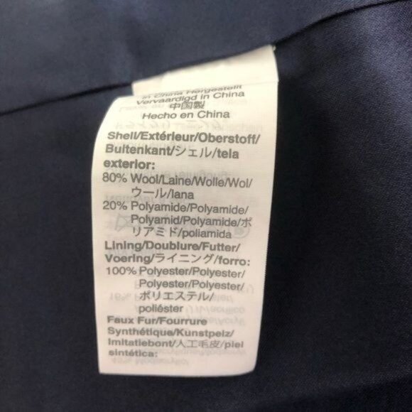 J. Crew Coat Chateau Parka Italian Stadium Cloth Wool Size 0 NWT - Picture 14 of 15